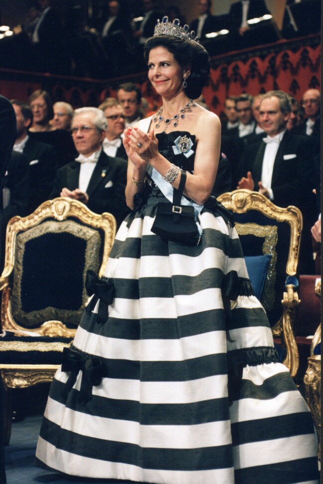 Drottning Silvia på Nobelfesten 1993