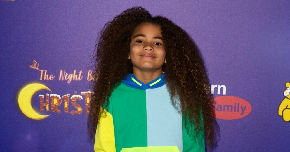 Farouk James under premiären av CBeebies Christmas Show i november förra året. Farouk James