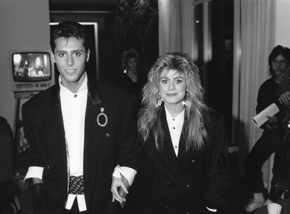 Emilio Ingrosso och Pernilla Wahlgren, 1986. Emilio Ingrosso Pernilla Wahlgren