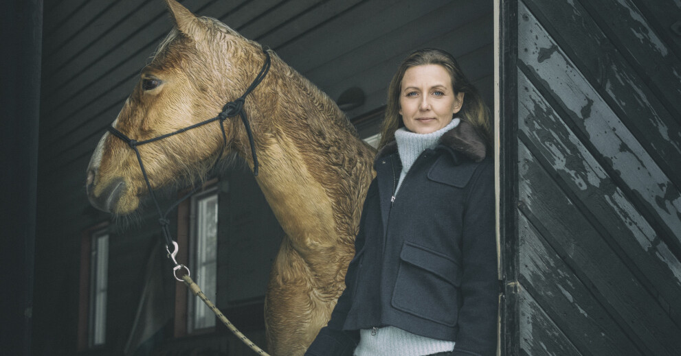 Sanna älskar hästar och andra djur. SANNA LUNDELL