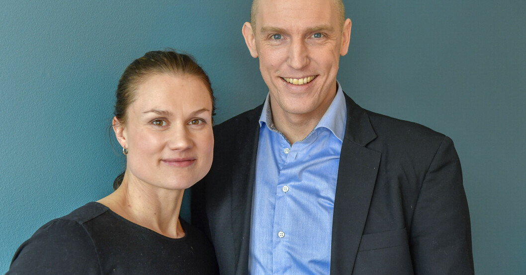 Björn Ferry tillsammans med sin fru Heidi Andersson, som tävlat i armbrytning. Björn Ferry tillsammans med sin fru Heidi Andersson, som tävlat i armbrytning.