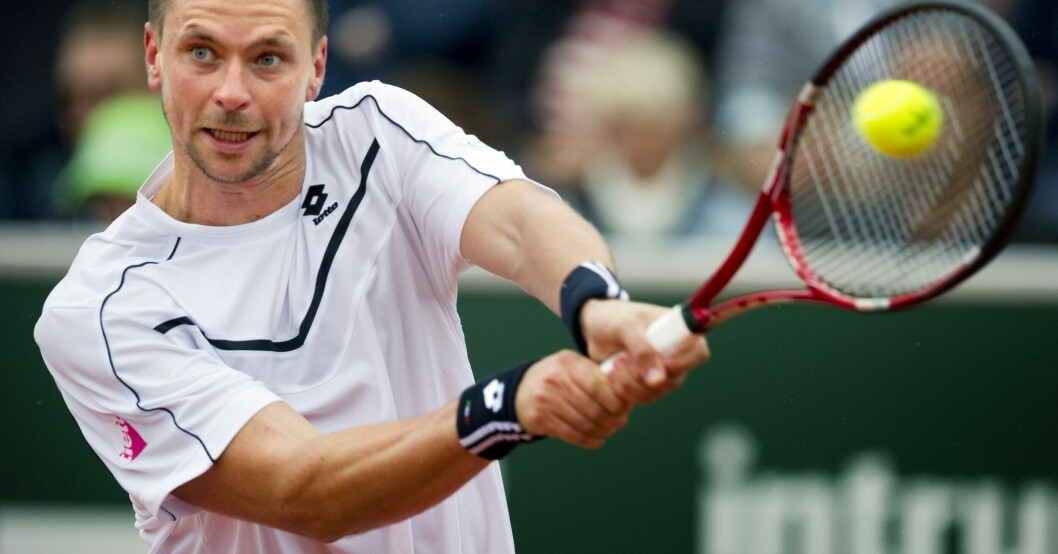 Robin Söderling under den aktiva karriären som en av världens bästa tennisspelare. Robin Söderling under den aktiva karriären som en av världens bästa tennisspelare.