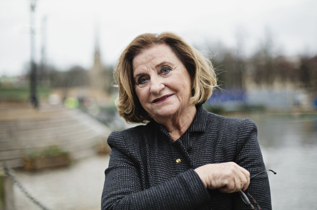 Ett skepp kommer lastat! Här är Madeleine Olsson-Eriksson, 76.