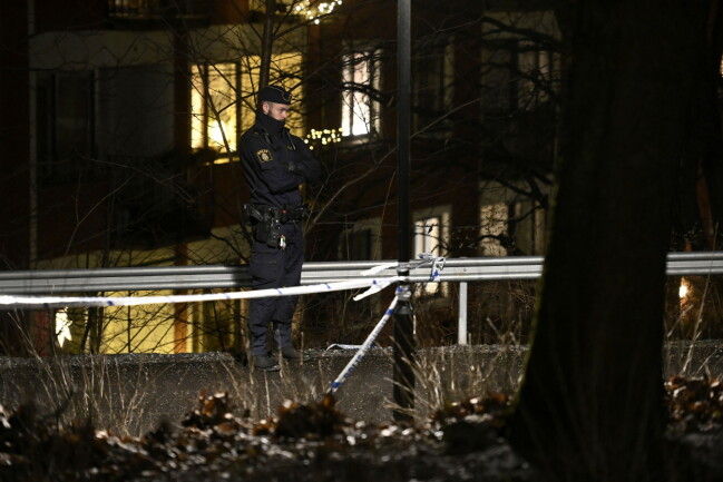 Här i Solna blev en man ihjälskjuten.