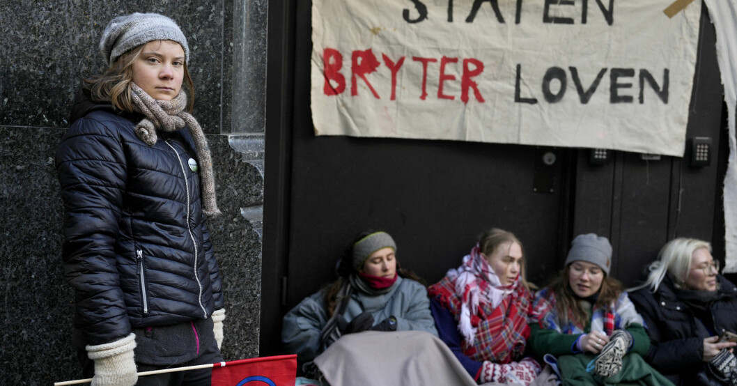 Greta Thunberg tar tydligt ställning i frågan om samernas rätt till marken på Fosen.