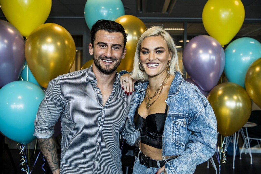 Smail Alihodzic och Lisa Anckarman inför premiären av Paradise Hotel 2020. Smail Alihodzic och Lisa Anckarman vid en pressträff för Paradise Hotel,