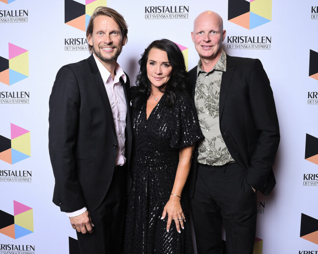 Mattias är en del av supertrion bestående av honom själv, Sofia Wistam och Johnnie Krigström. Foto: TT Mattias, Johnnie och Sofia