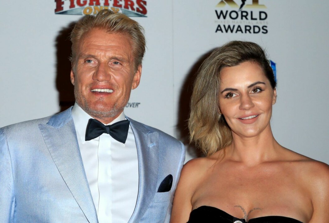 Dolph Lundgren och ex-flickvännen Jenny Sandersson. Dolph Lundgren och ex-flickvännen Jenny Sandersson