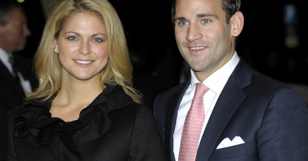 Prinsessan Madeleine och Jonas Bergström. Foto: Pontus Lundahl/TT Prinsessan Madeleine och Jonas Bergström.