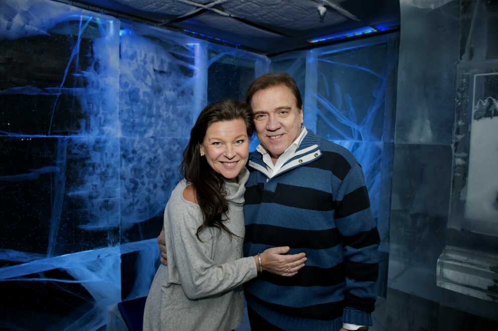Christer Sjögren och Lotta Engberg tillsammans år 2012. Christer Sjögren och Lotta Engberg
