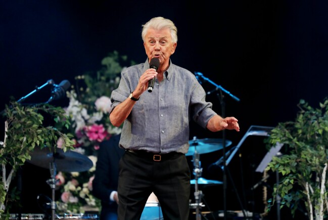 Sven-Bertil Taubes årliga konsert på Gröna Lund. Bild från 2018.