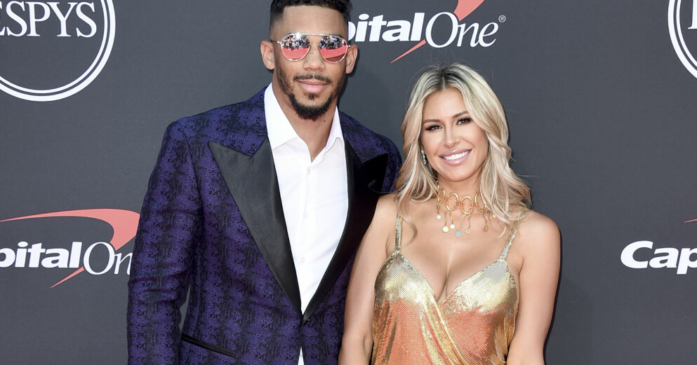 Evander Kane med ex-frun Anna Kane. Evander Kane och Anna Kane