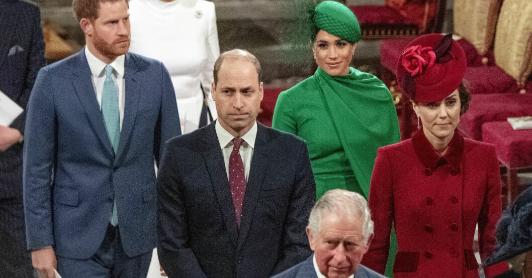 Prins Harry, prins William, hertiginnan Kate och hertiginnan Meghan har en frostig relation. Prins Harry, prins William, hertiginnan Kate och hertiginnan Meghan