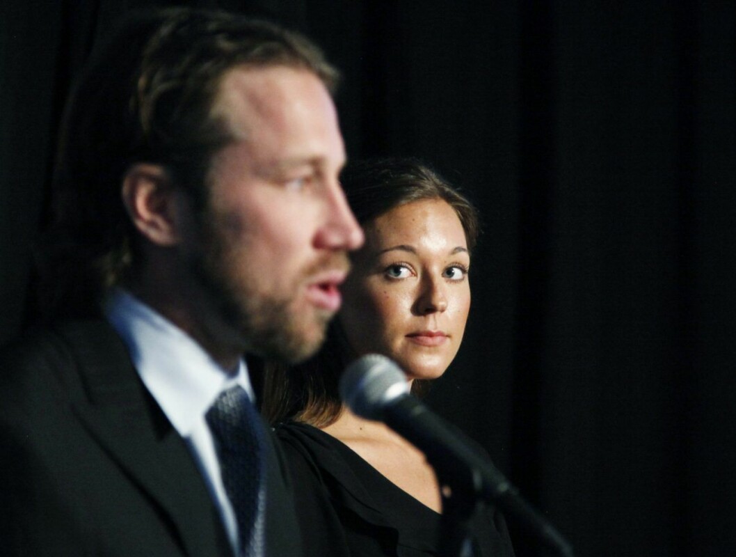 Nicole hade ingen aning om vem Peter var när de träffades första gången. Nicole Nordin och Peter Foppa Forsberg