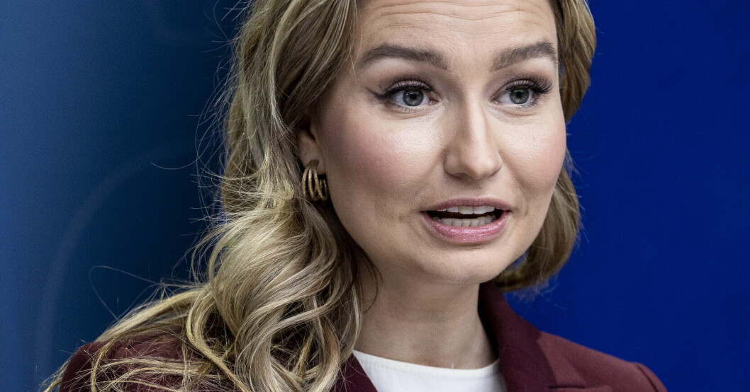 Ebba Busch, Sveriges energi- och näringsminister.