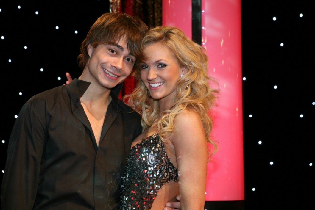 Alexander Rybak och danspartnern Malin Johansson Alexander Rydbak
