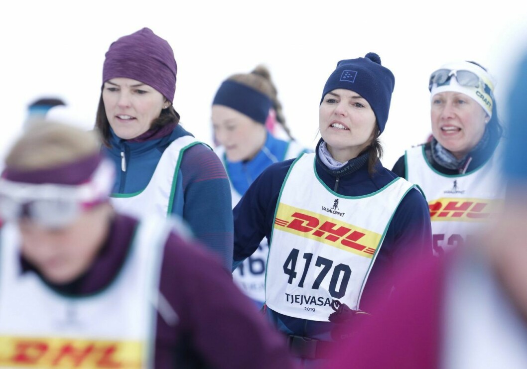Systrarna Kallur under Tjejvasan 2019. Foto: Patrik Österberg/TT Systrarna Kallur