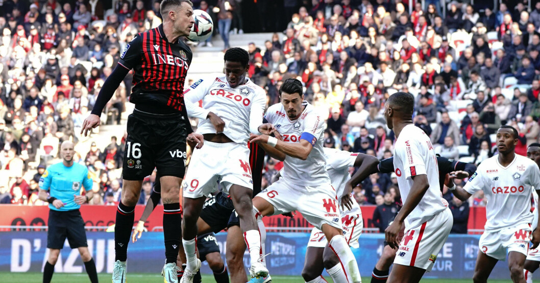 Under den här matchen mellan Nice och Lille i slutet av matchen ska porrfilmen ha spelats in.