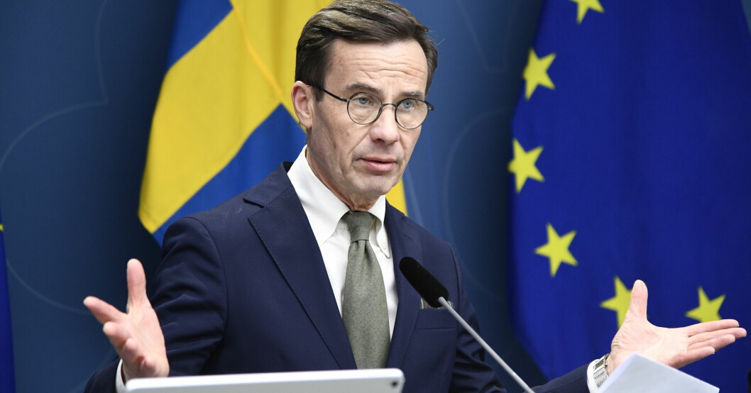 Statsminister Ulf Kristersson