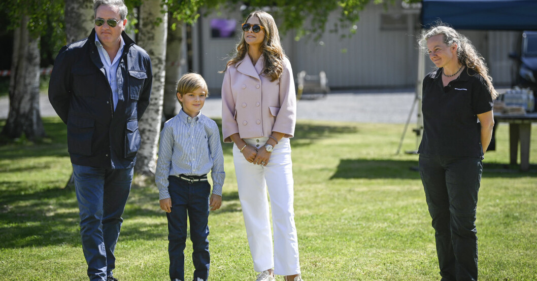 Prinsessan Madeleine med sonen prins Nicolas och Chris! Prinsessan Madeleine med sonen prins Nicolas!