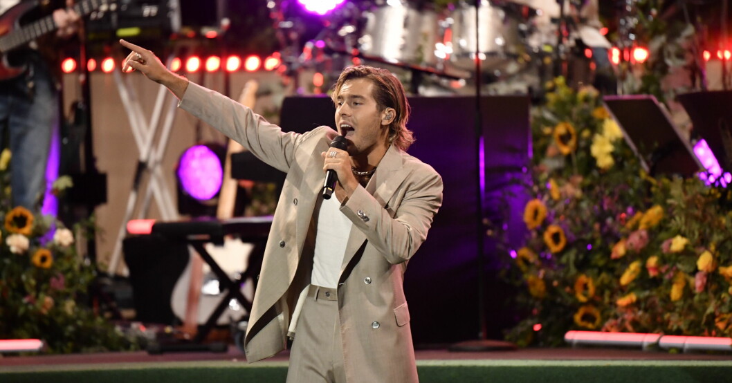 Benjamin uppträdde på Allsång på skansen och fick hela Skansen att gunga BENJAMIN INGROSSO