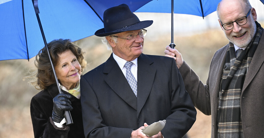 Kung Carl Gustaf och drottning Silvia under besöket i Uppsala län. Kung Carl Gustaf och drottning Silvia under besöket i Uppsala län.
