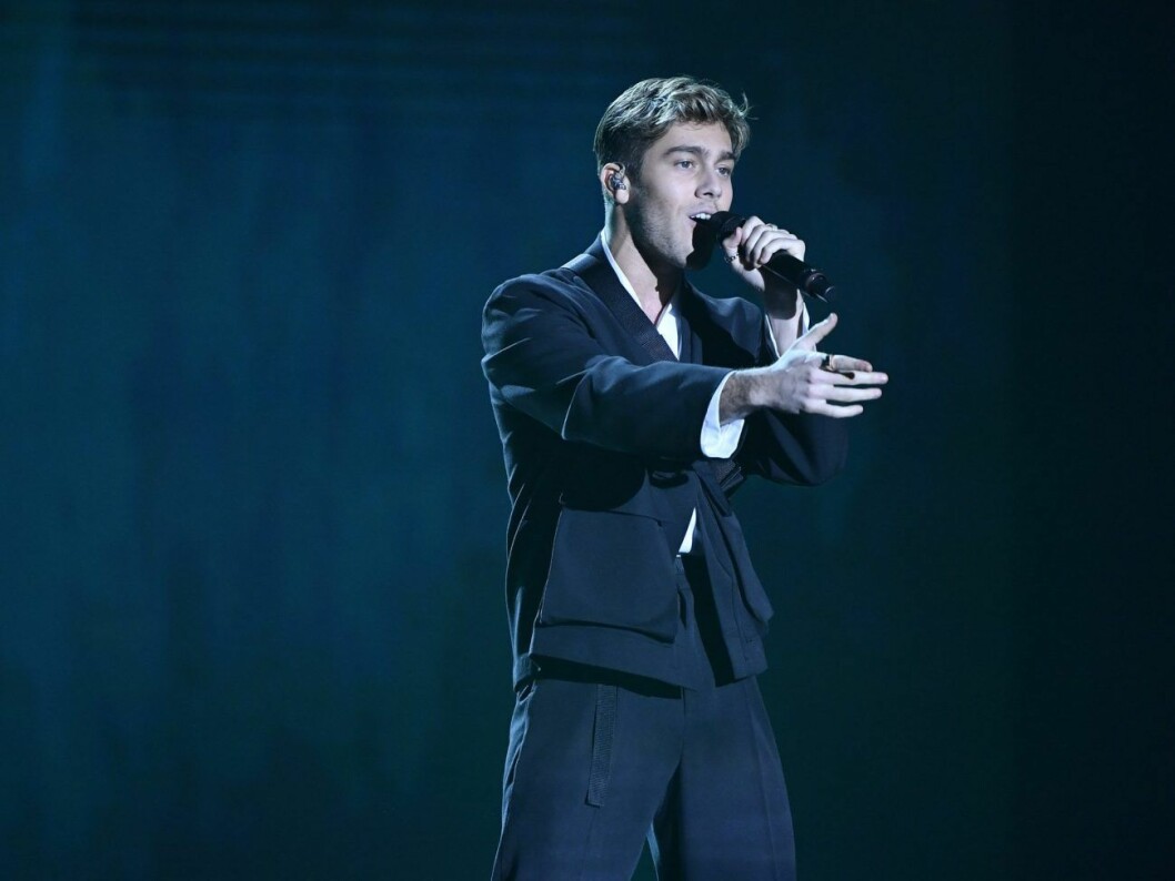 Benjamin Ingrosso showade under Grammisgalan 2020. Benjamin Ingrosso showade under Grammisgalan 2020.
