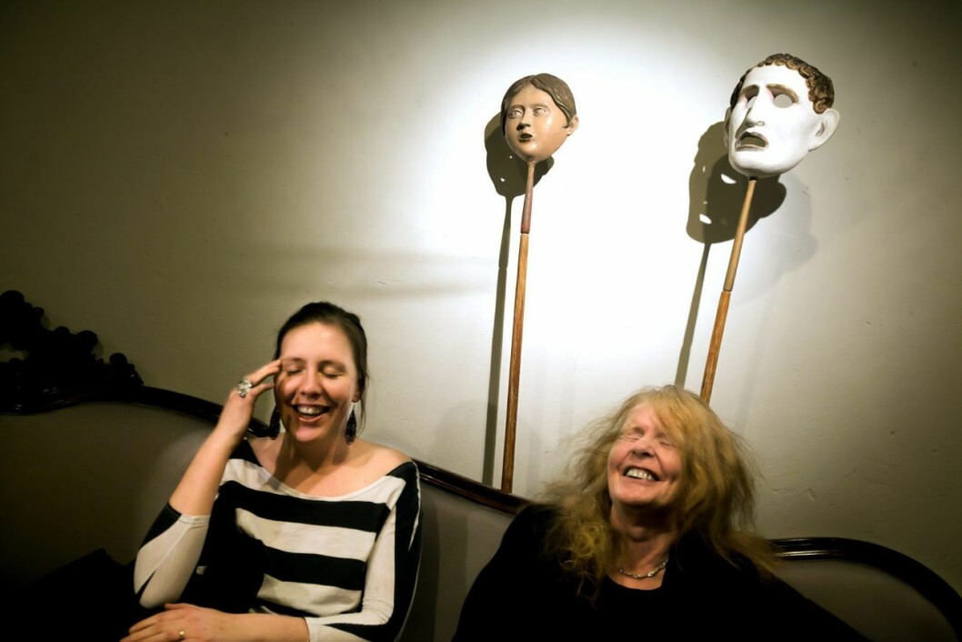 Martina Montelius tog över teater Brunnsgatan 4 efter sin mamma, Kristina Lugn, 2011. Martina Montelius tog över teater Brunnsgatan 4 efter sin mamma, Kristina Lugn, 2011.