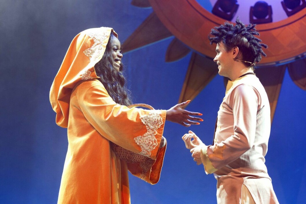 Charlie spelade Alladin mot tidigare Idol-artisten Renaida Braun som spelade rollen som prinsessan Safa.