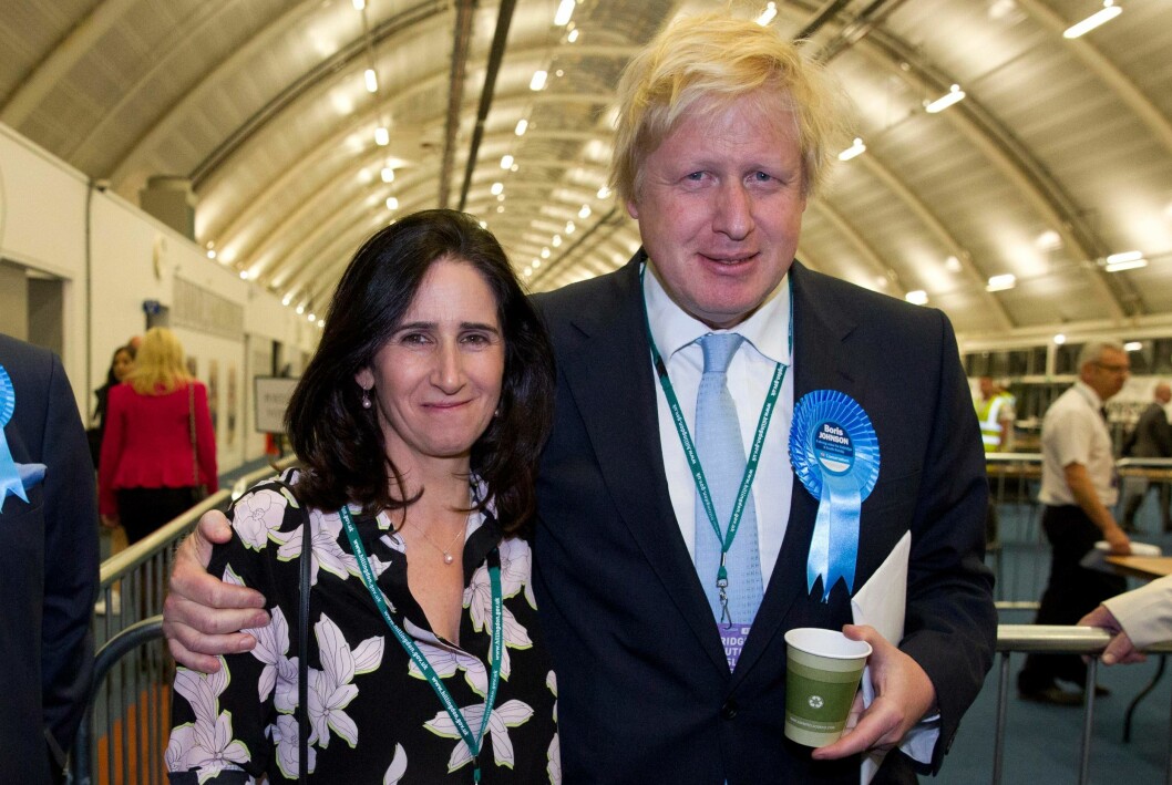 Premiärminister Boris Johnson och ex-frun Marina Wheeler.