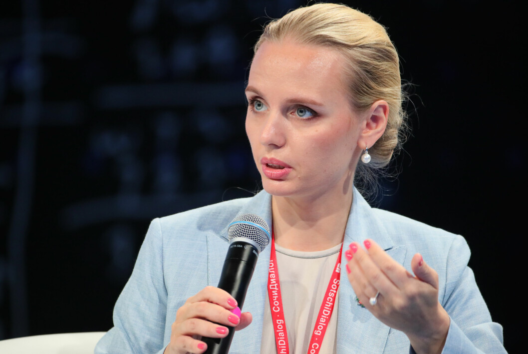 En av Putins döttrar, Maria Vorontsova, 36.
