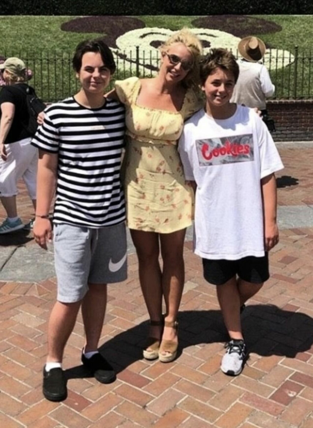 Sean Federline, Britney Spears och Jayden James Federline.