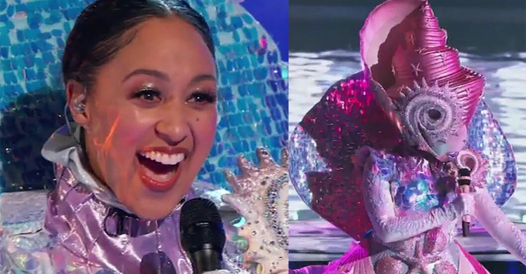 Tamara Mowry-Housley i Masked Singer USA 2021.