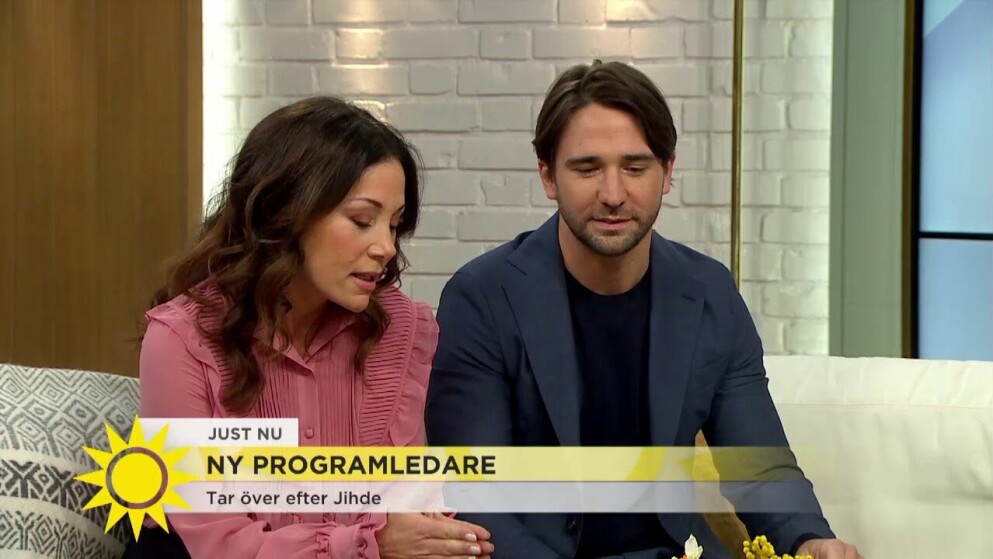 Sebastian och Tilde, han tog över efter Peter Jihde. Sebastian och Tilde