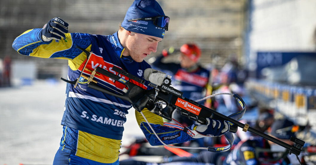 Sebastian Samuelsson hade enorma problem med geväret under mixedstafetten. Guide: Allt inför herrarnas sprint i skidskytte-VM