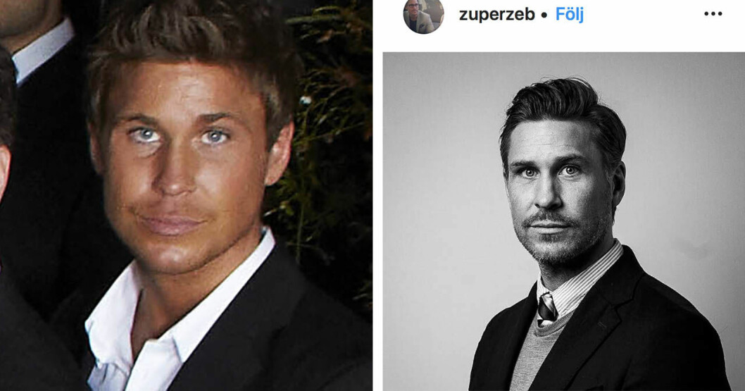Sebbe 2011 i Bachelorette och hur han ser ut i dag. Foto: TV3 & Instagram. Sebastian Karlsson, känd från Bachelorette, 2011 och 2020.