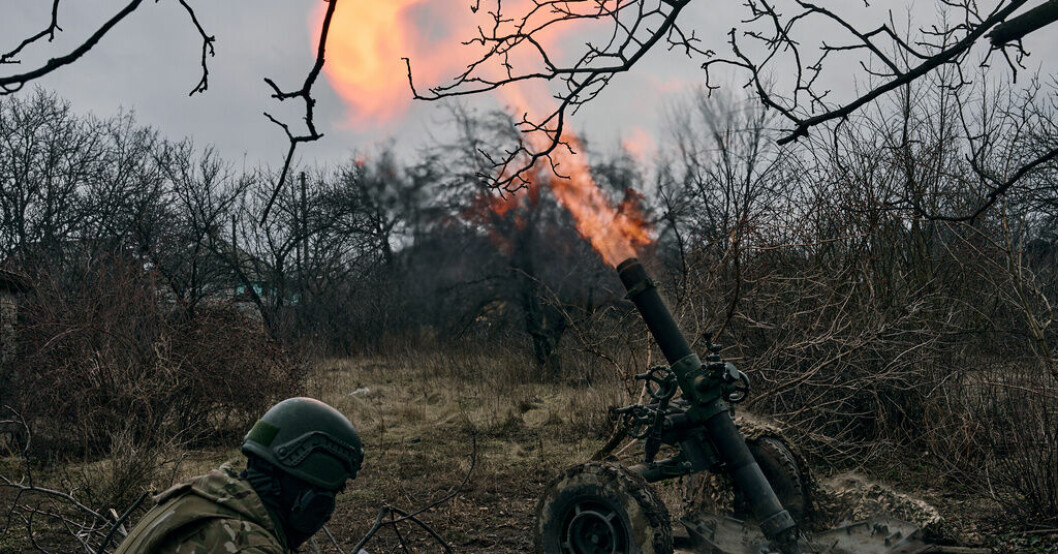 Sedan flera månader pågår hårda strider om staden Bachmut i Ukraina. Arkivbild General: Ukraina förbereder motoffensiv