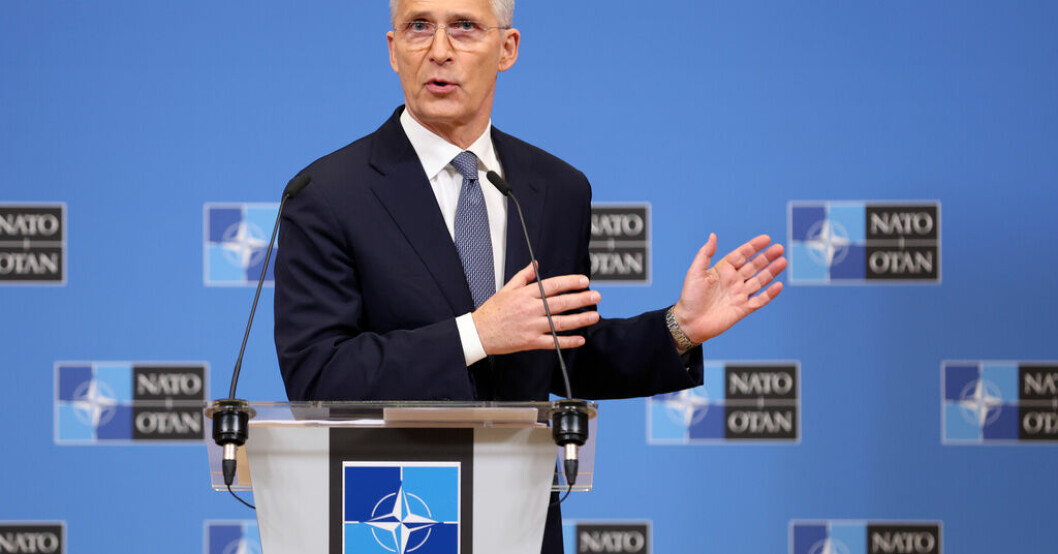 Sedvanlig presskonferensposering från Natos generalsekreterare Jens Stoltenberg, vars mandat löper ut den 30 september i år. Arkivfoto. Vem tar över i Nato? Fem favoriter och en joker