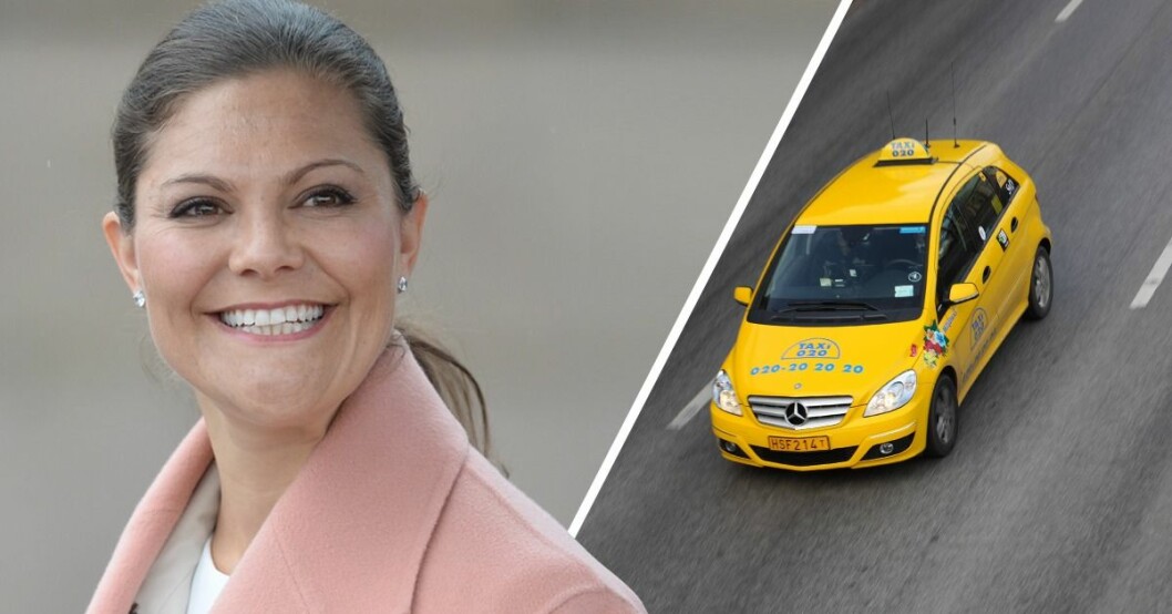 Den personen som svenska folket helst vill dela taxi med – kronprinsessan Victoria.