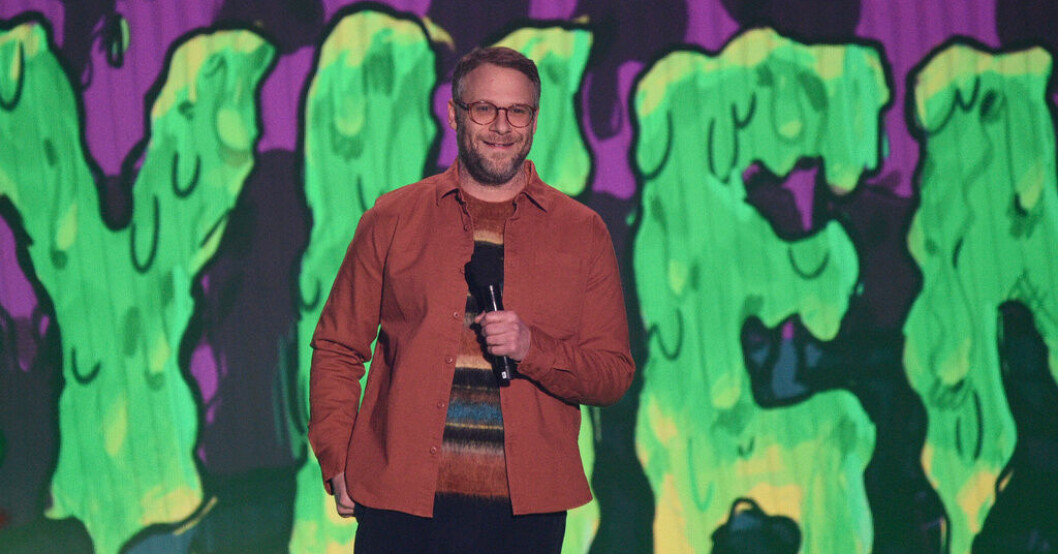Seth Rogen i samband med att rollistan till den nnya Turtles-filmen presenterades vid Nickelodeon Kids' Choice Awards under lördagen. Chan och Rogen klar för ny Turtles-film
