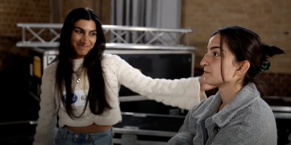 Lana och Shada. Lana och Shada i Idol 2021