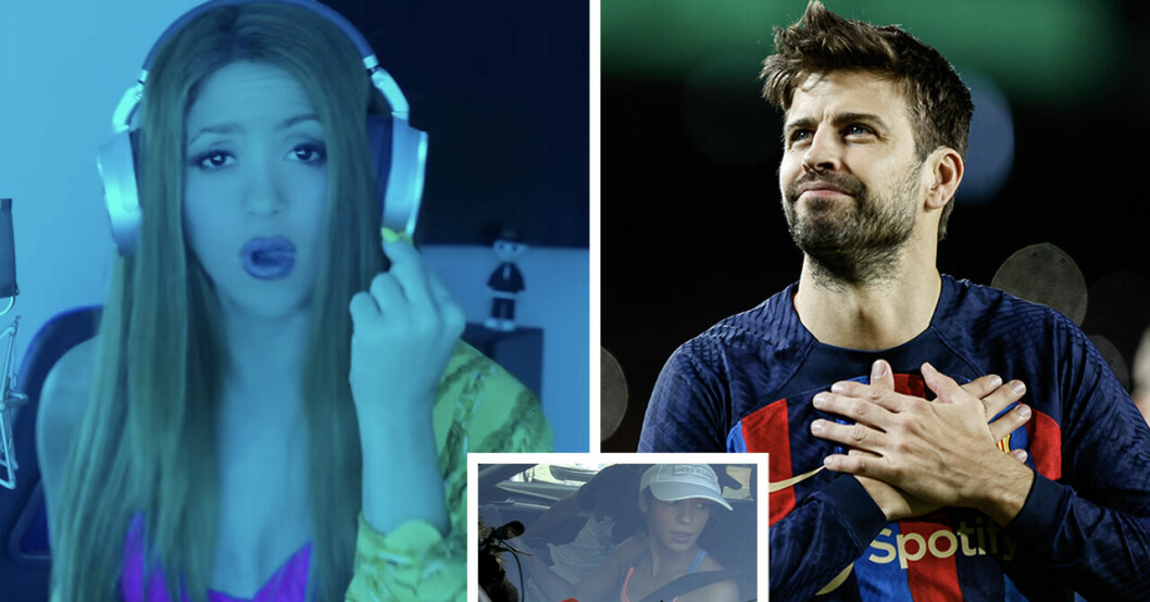 Shakira, Gerard Piqué och Clara Chia.