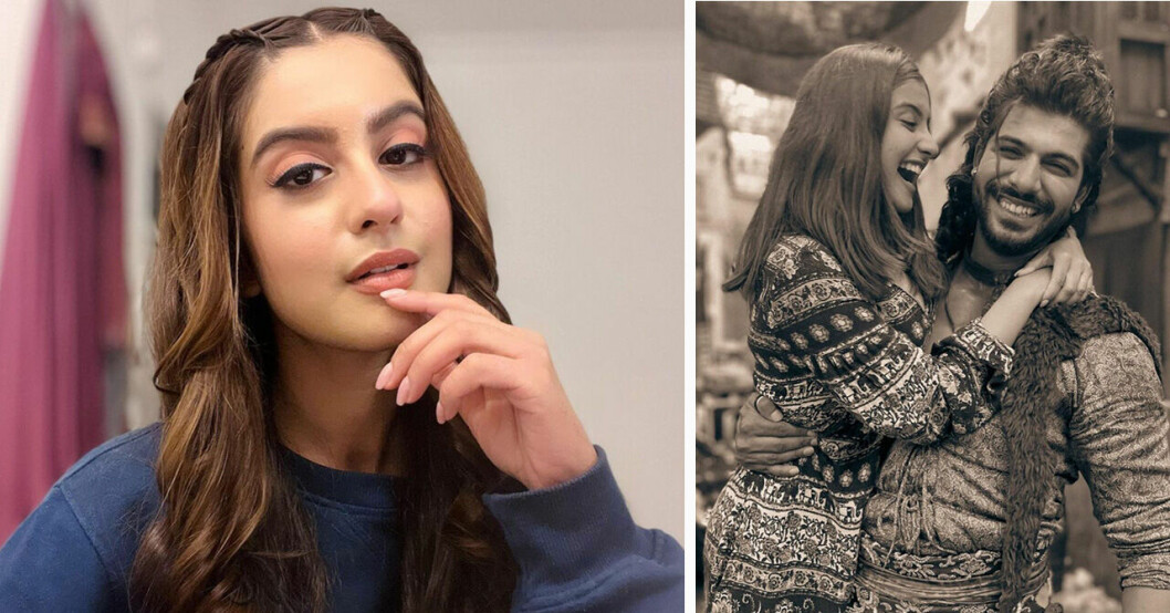 Tunisha Sharma med pojkvännen Sheezan Mohammed Khan.