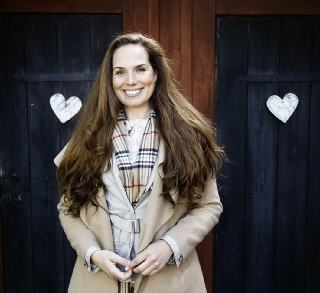 FOTO: Patrik Österberg/TT Sigrid Bergåkra framför dass med hjärtan