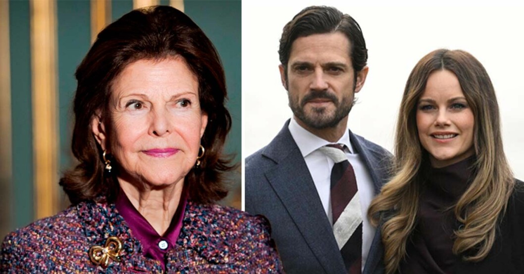 Drottning Silvia, prins Carl-Philip och prinsessan Sofia