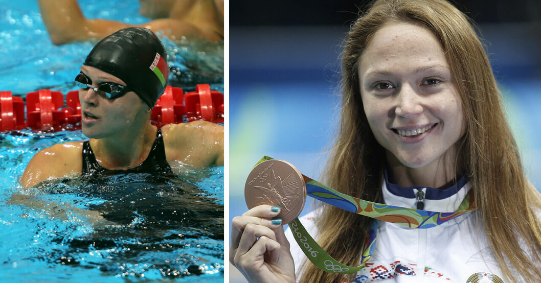 OS-simmaren Aljaksandra Herasimenia döms till tolv års fängelse i hemlandet Belarus