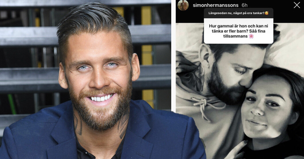 Bachelor-Simon Hermansson och Olivia Hallman.