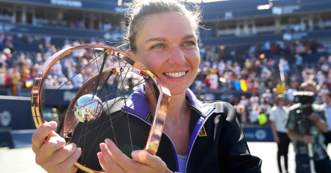 Simona Halep i augusti förra året. Arkivbild. Anklagad för nytt dopningsbrott – slår tillbaka