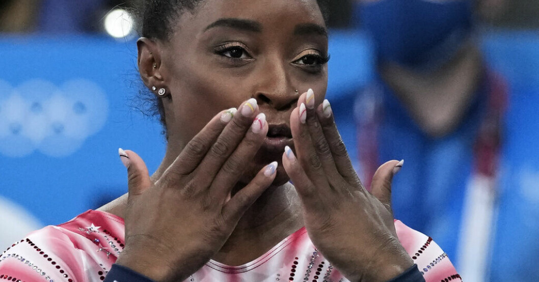 Simone Biles. Arkivbild. Klart: Superstjärnan Biles nära comeback