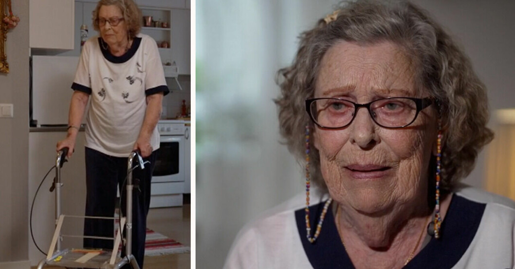 TV4:s första inslag om Siv, då hon berättar om bedrägeriet. Hon berättade då att hon knappt vågade gå utanför sin ytterdörr för att all tillit till folk hade försvunnit. Siv i första inslaget på TV4.